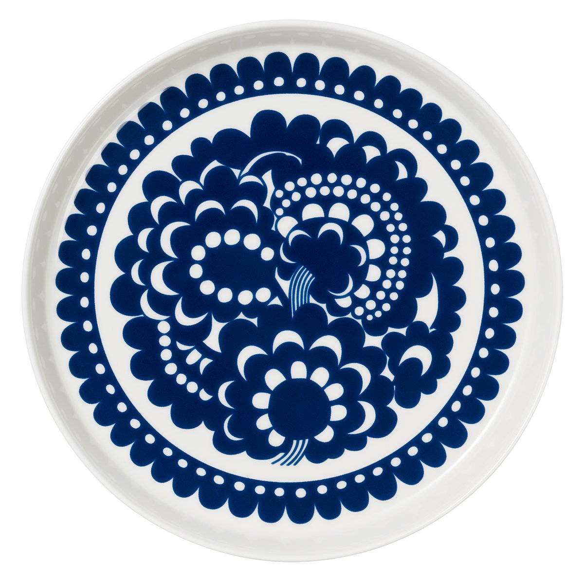 Arabia Esteri bord o24 cm | Scandinavisch Interieur | Dinerborden | Blauw