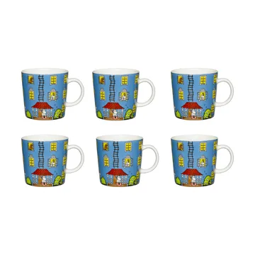 Jubileum mok Moomin 70 jaar 6-pack - Arabia
