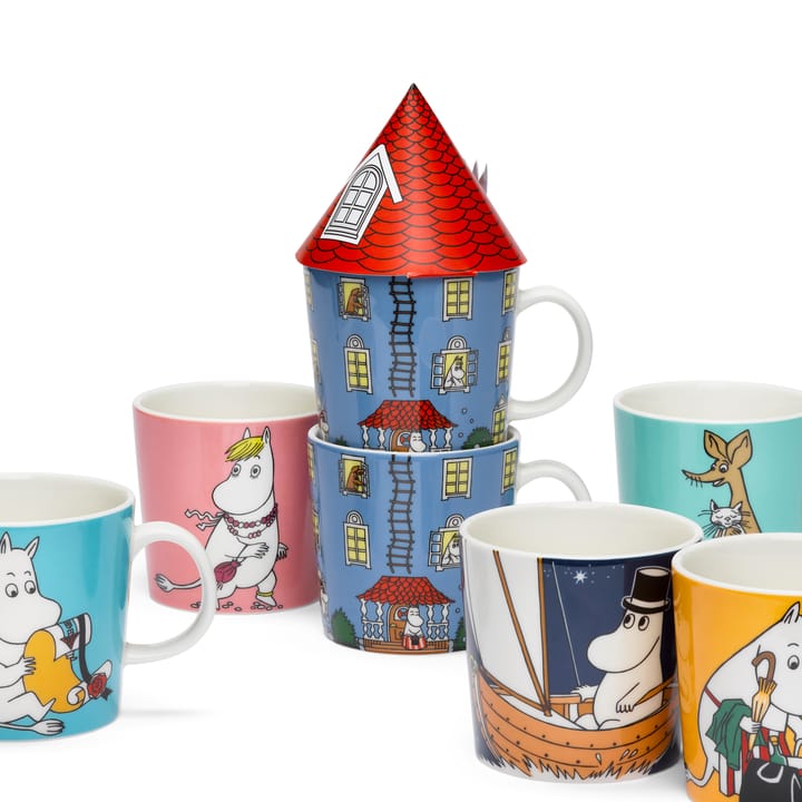 Jubileum mok Moomin 70 jaar 6-pack Arabia
