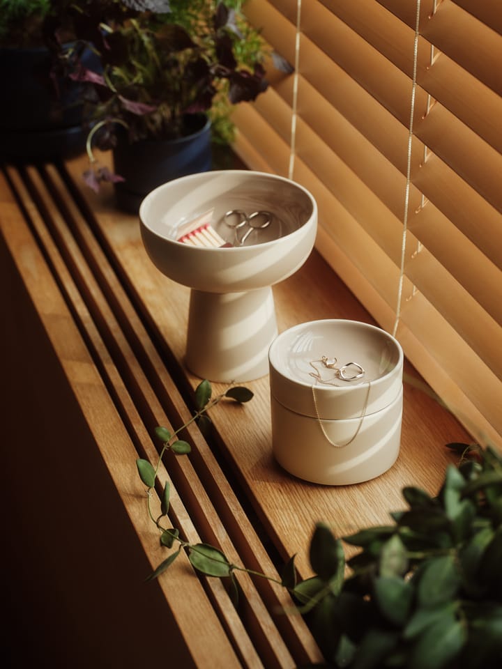 Kirnu decoratieve pot Ø11x10 cm, Beige Arabia
