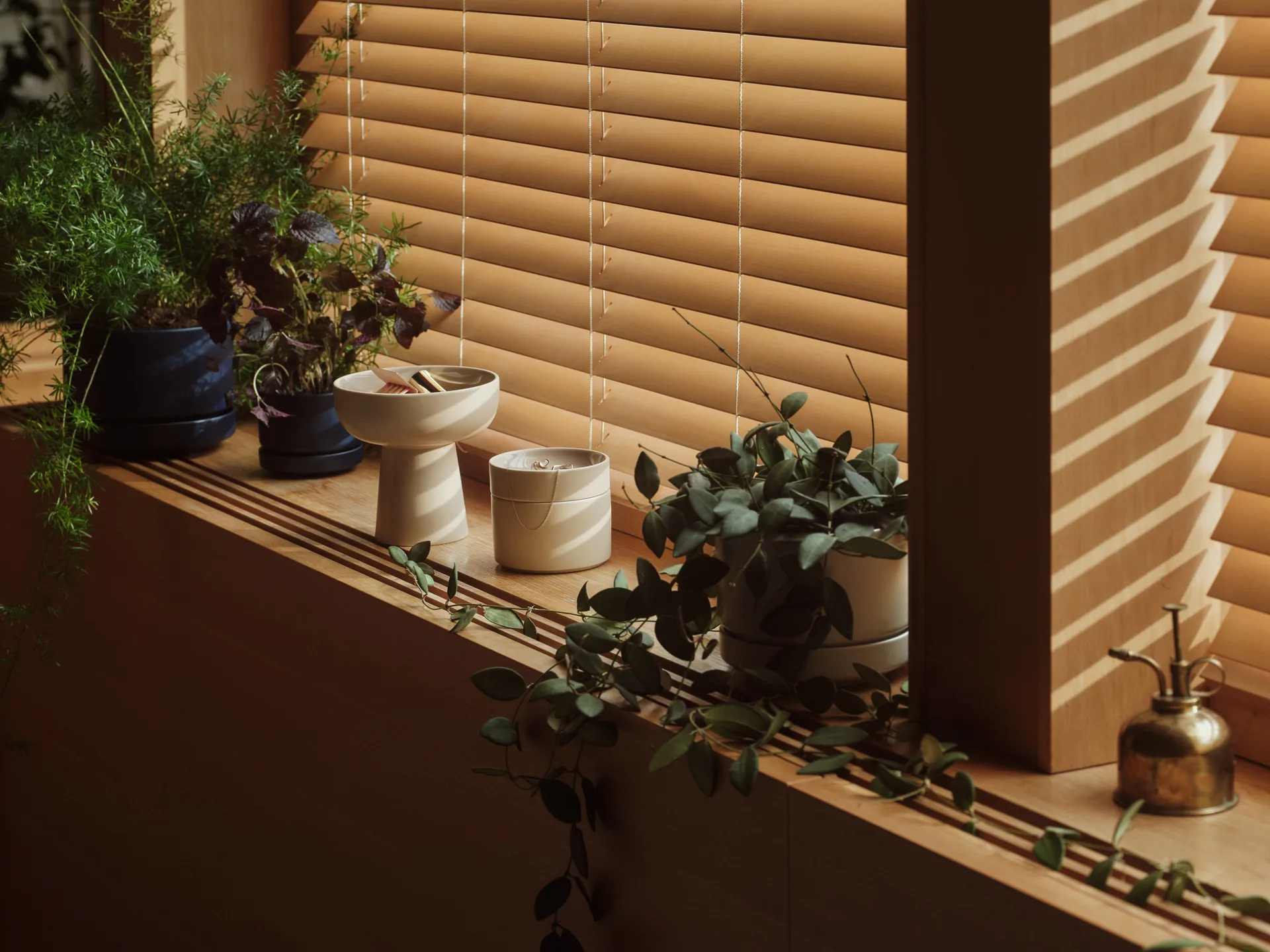 Kirnu decoratieve schaal Ø16 cm, Beige Arabia