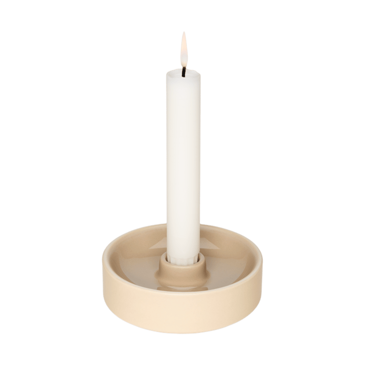 Kirnu kandelaar Ø11x3,5 cm, Beige Arabia