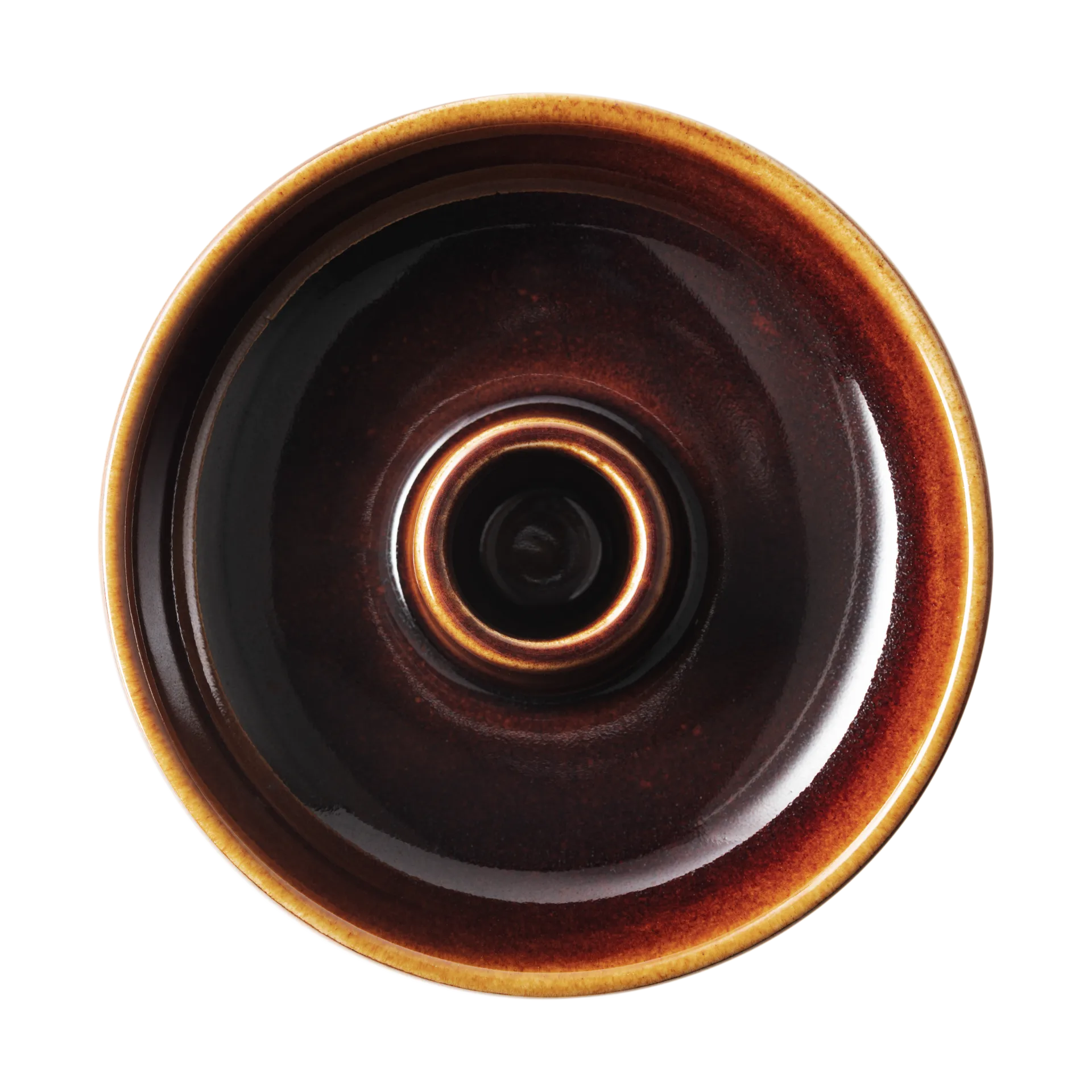 Kirnu kandelaar Ø11x3,5 cm, Bruin Arabia