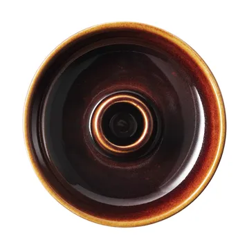 Kirnu kandelaar Ø11x3,5 cm - Bruin - Arabia