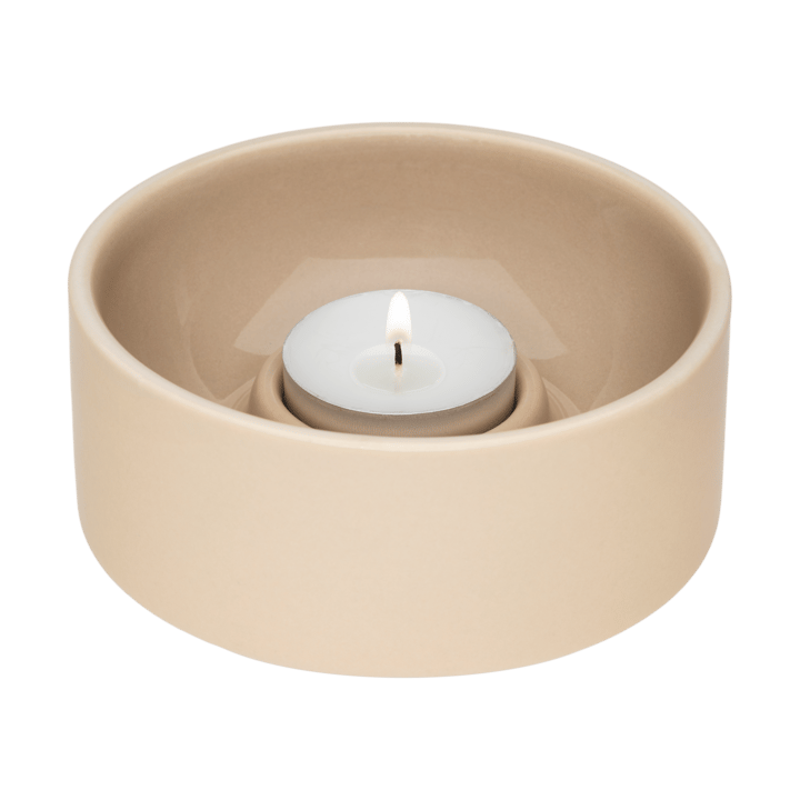 Kirnu waxinehouder Ø11x5 cm, Beige Arabia