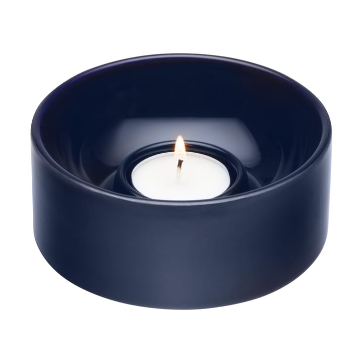 Kirnu waxinehouder Ø11x5 cm, Blauw Arabia