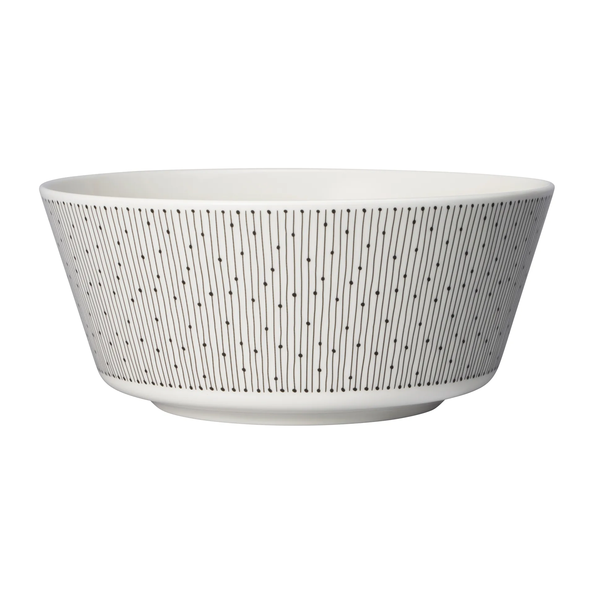 Mainio Sarastus kom Ø23 cm, Zwart-wit Arabia
