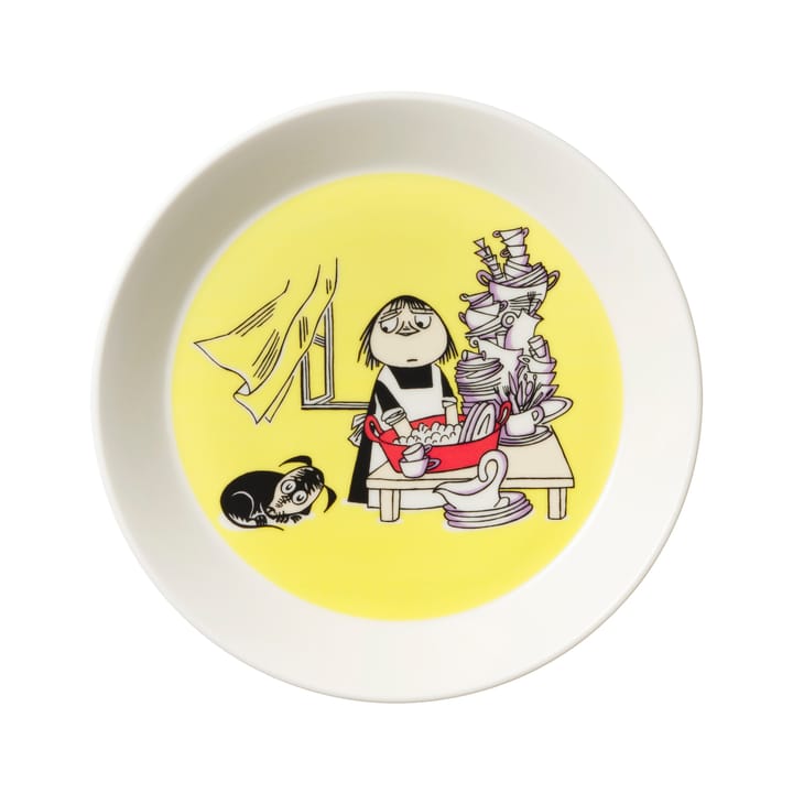Misabel Moomin bord geel - Geel - Arabia