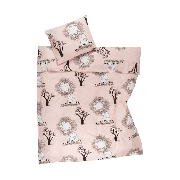 Moomin beddengoedset 150x210 cm - Liefde roze - Arabia