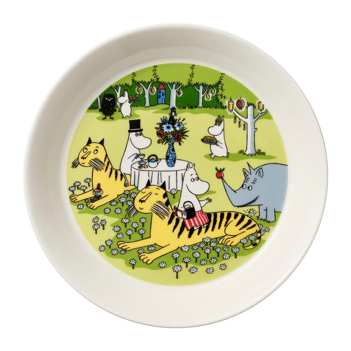 Moomin bord 2023 Garden party - Ø19 cm - Arabia