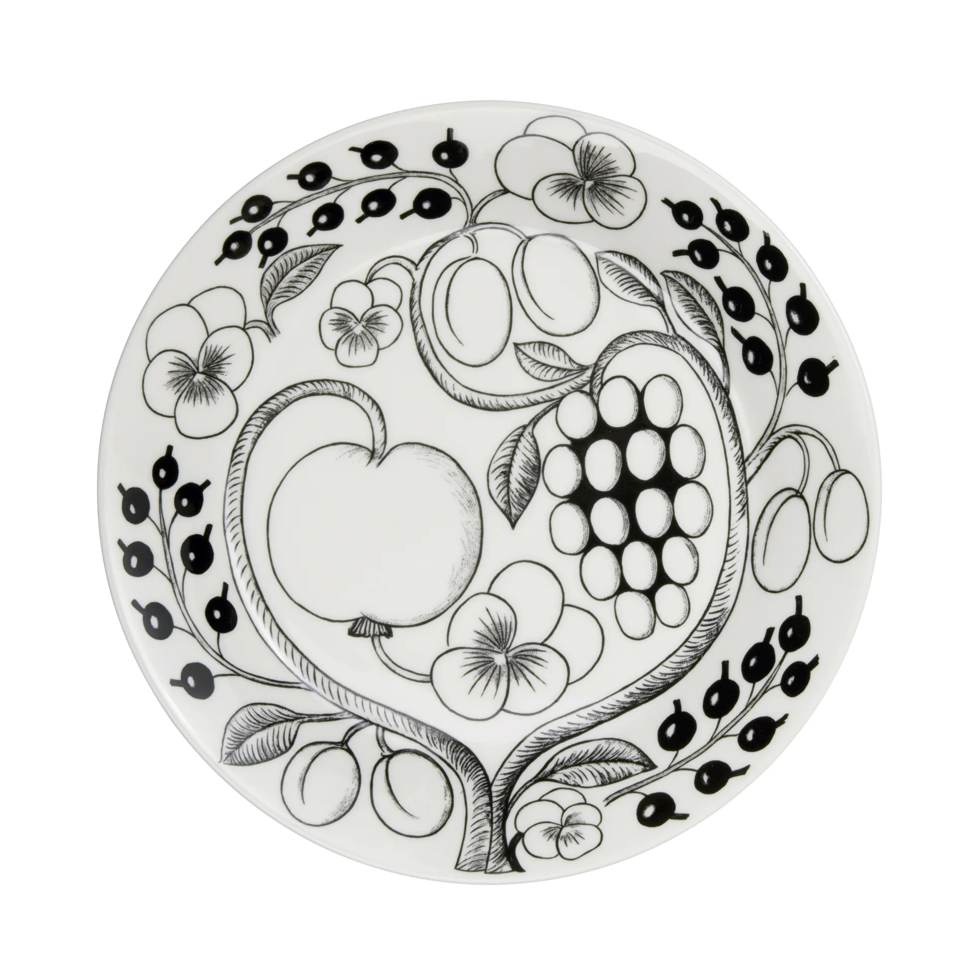 Paratiisi bord Ø26 cm, Zwart Arabia