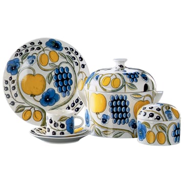 Paratiisi-doos met deksel - wit-meerkleurig - Arabia