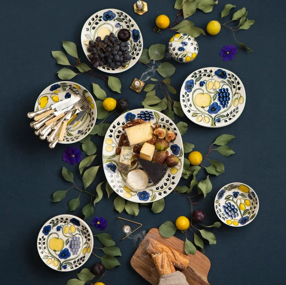 Paratiisi kom Ø23 cm, Blauw Arabia