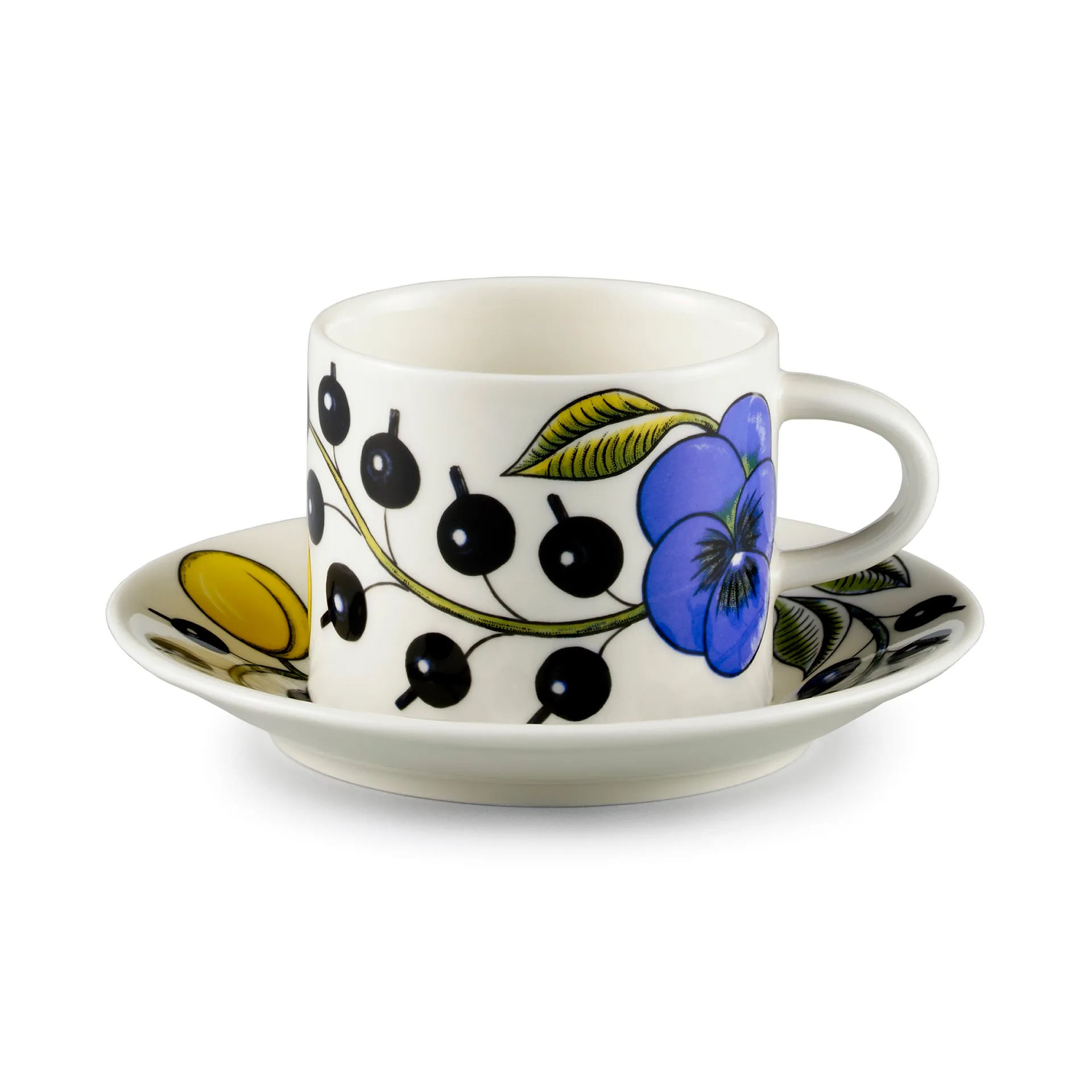Paratiisi schotel Ø14 cm voor koffiekop 18 cl, Blauw Arabia