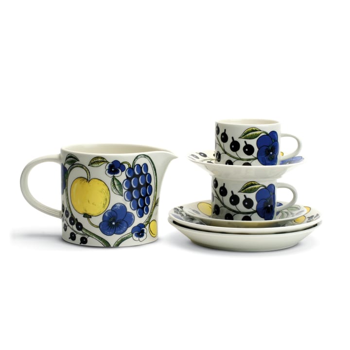 Paratiisi schotel Ø14 cm voor koffiekop 18 cl, Blauw Arabia
