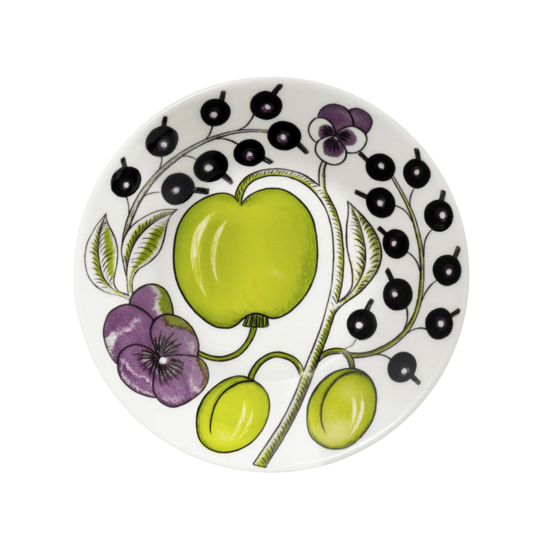 Paratiisi schotel Ø16,5 cm voor theekop 28 cl, Paars Arabia