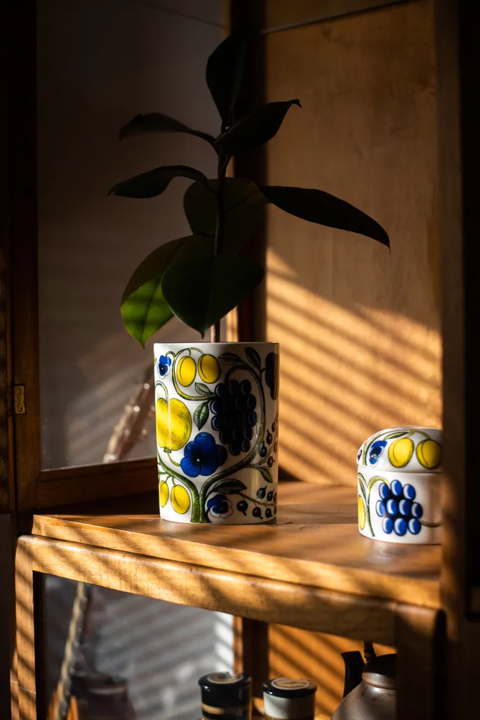 Paratiisi vaas 18 cm, Blauw Arabia