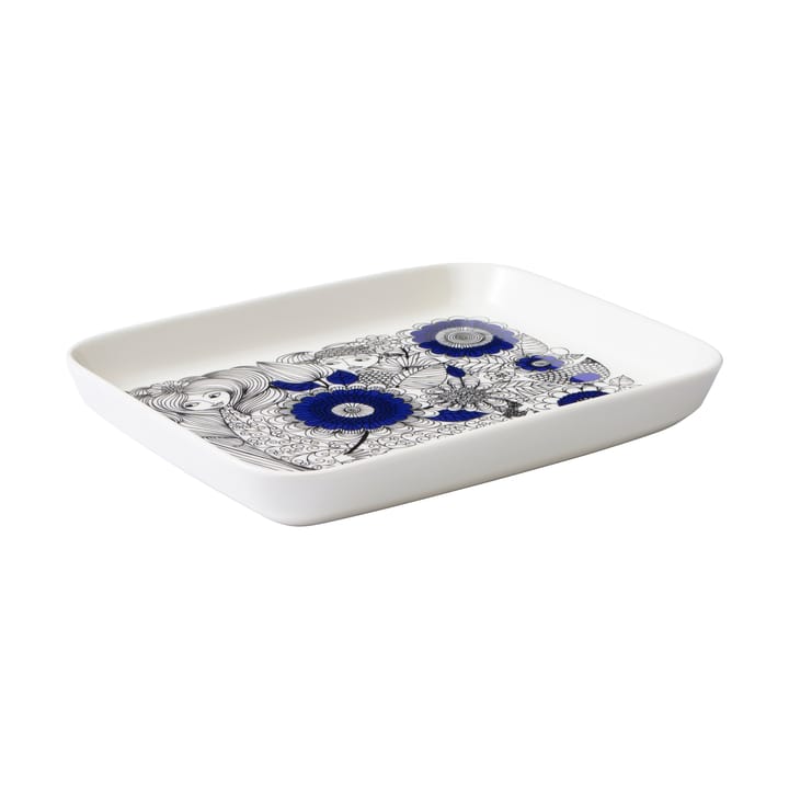 Pastoraali bord 15x19 cm, Blauw-wit Arabia