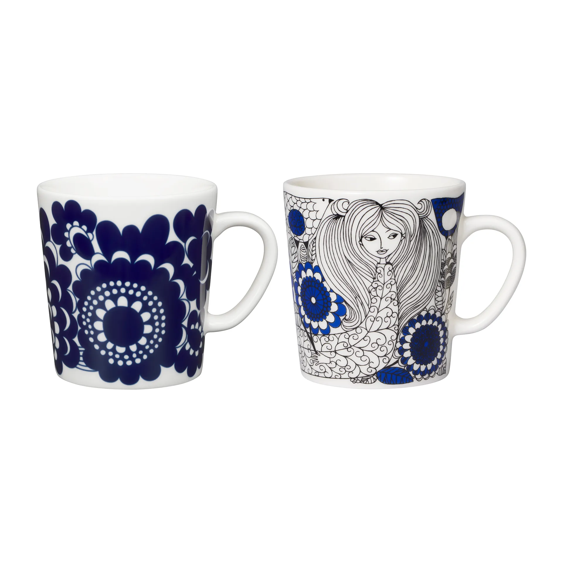 Pastoraali & Esteri Arabia mixset mok 2-delig, Blauw Arabia