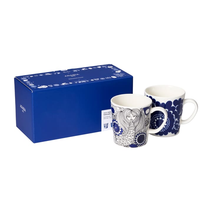 Pastoraali & Esteri Arabia mixset mok 2-delig, Blauw Arabia