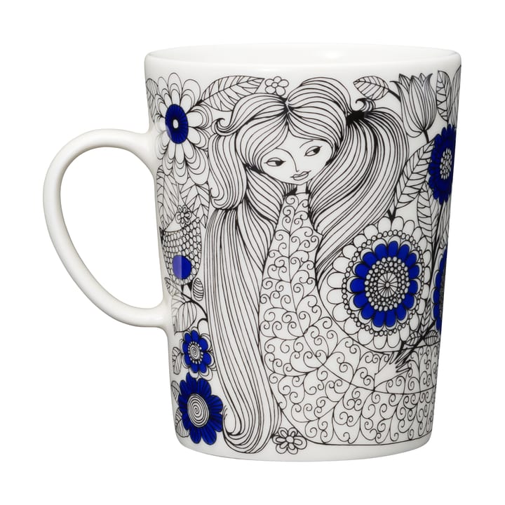 Pastoraali mok 50 cl, Blauw-wit Arabia