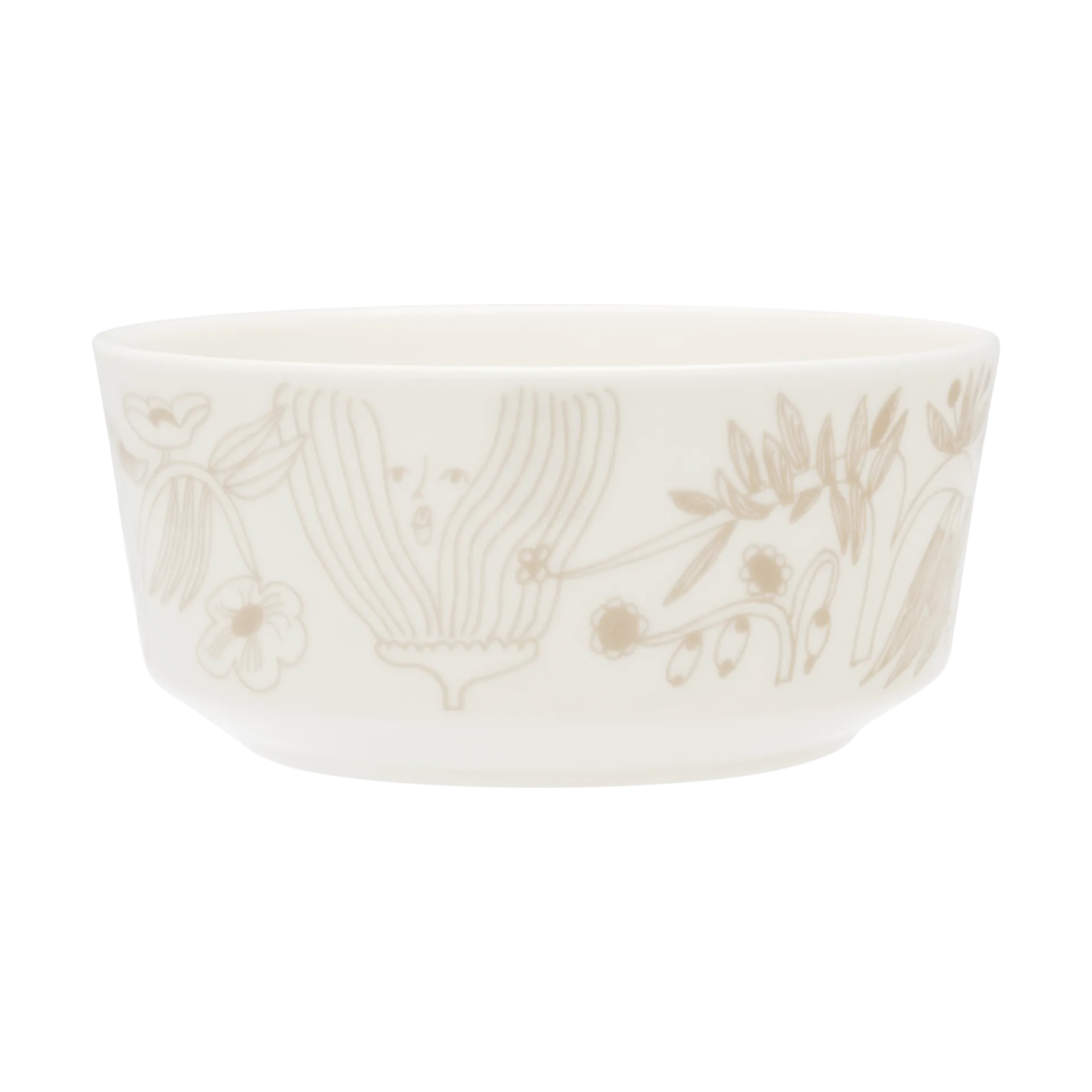 Puutarhurit schaal Ø13 cm, Beige Arabia