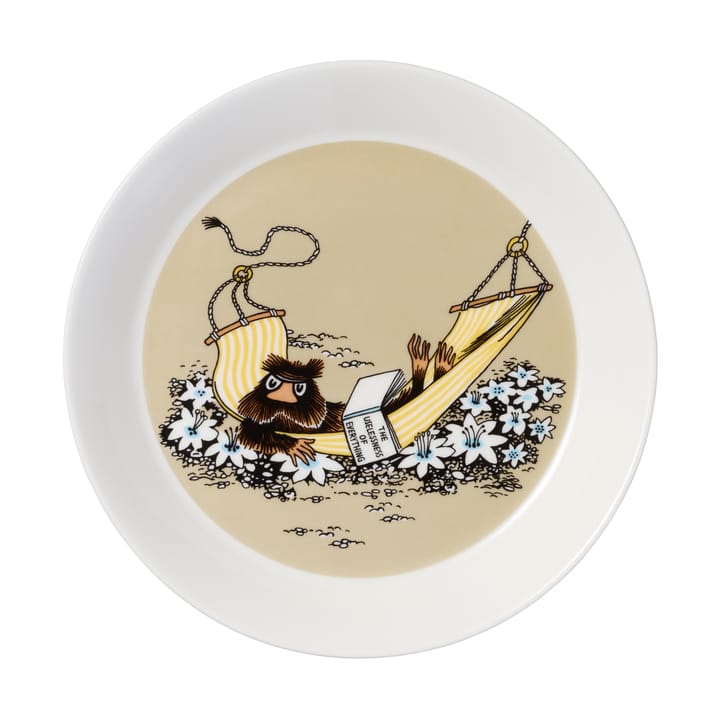 The Muskrat Moomin bord Ø19 cm - Beige - Arabia