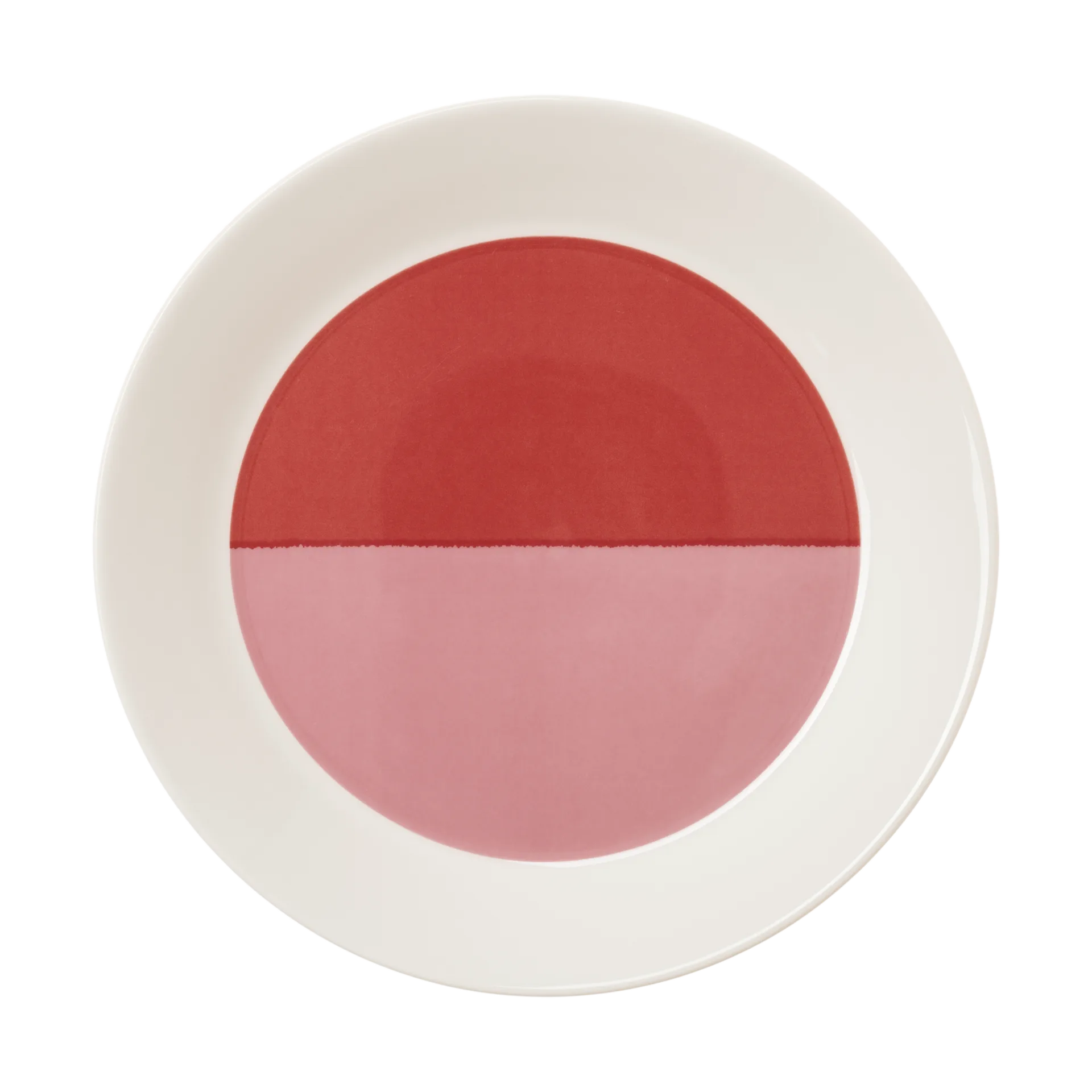 Vuokko bord Ø22 cm, 2-kleurig roze-rood Arabia