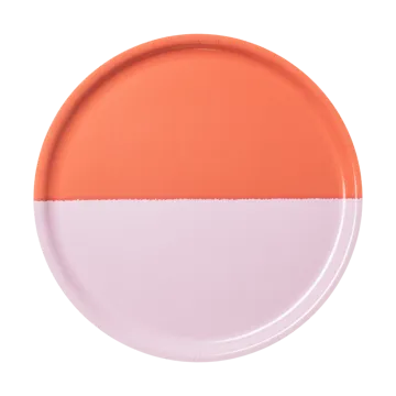 Vuokko dienblad Ø35 cm - 2-kleurig roze-rood - Arabia