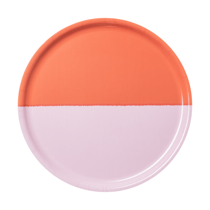Vuokko dienblad Ø35 cm - 2-kleurig roze-rood - Arabia