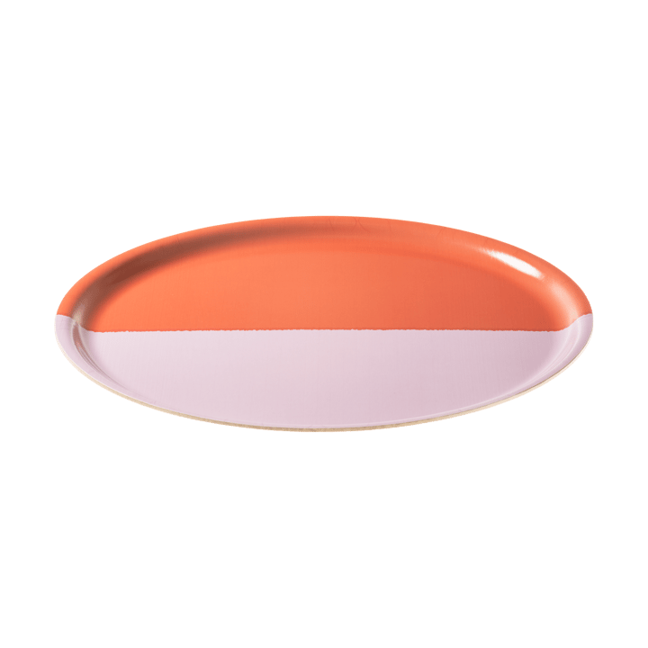 Vuokko dienblad Ø35 cm, 2-kleurig roze-rood Arabia