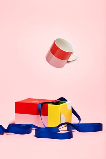 Vuokko mok 35 cl - 2-kleurig roze-rood - Arabia
