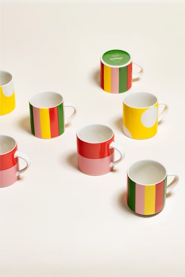 Vuokko mok 35 cl - 2-kleurig roze-rood - Arabia