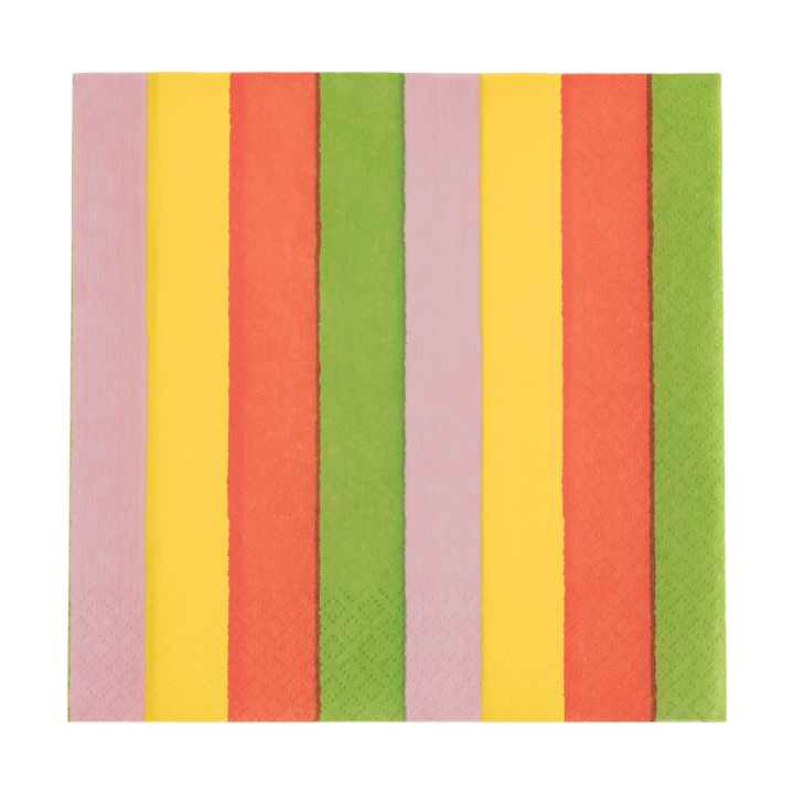 Vuokko papieren servet 33x33 cm 20-pack - Pieni 4-raita - Arabia