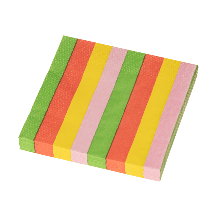 Vuokko papieren servet 33x33 cm 20-pack, Pieni 4-raita Arabia