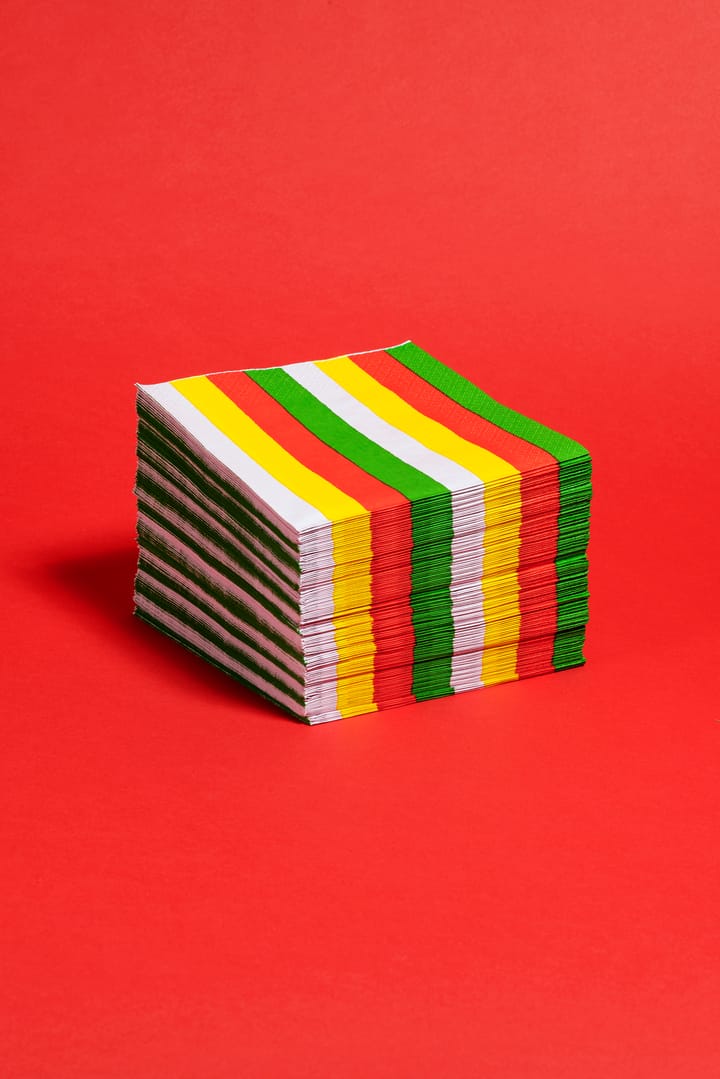 Vuokko papieren servet 33x33 cm 20-pack, Pieni 4-raita Arabia