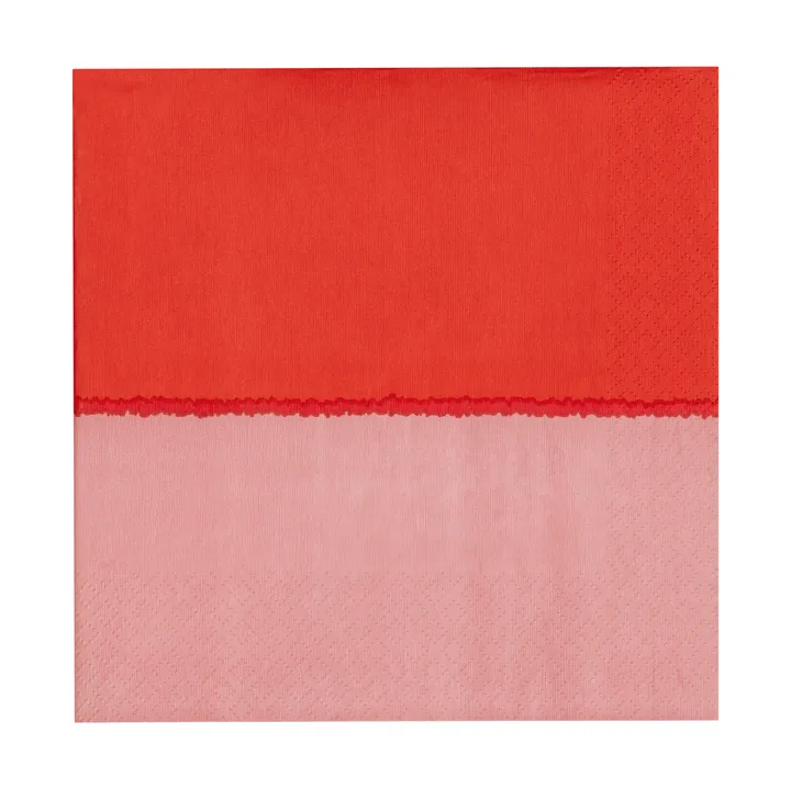 Vuokko papieren servet 33x33 cm 20-pack - Pink-rood - Arabia