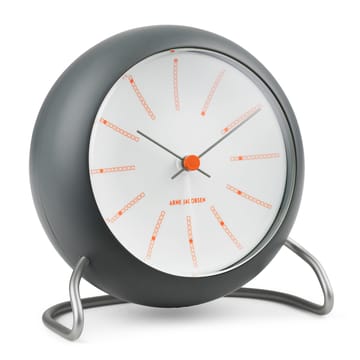 AJ Bankers tafelklok Ø11 cm - Donkergrijs - Arne Jacobsen Clocks