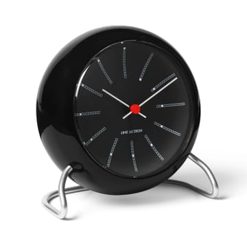 AJ Bankers tafelklok - Zwart - Arne Jacobsen Clocks
