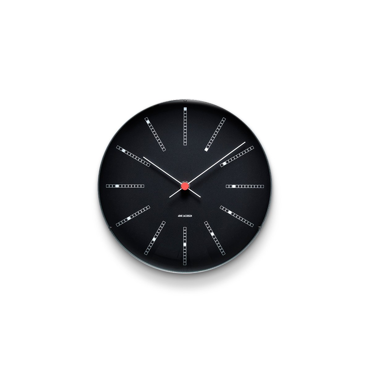 Arne Jacobsen Clocks AJ Bankers wandklok zwart Ø 21 cm