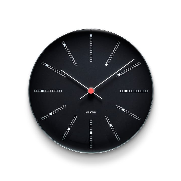 AJ Bankers wandklok zwart - Ø 29 cm - Arne Jacobsen Clocks