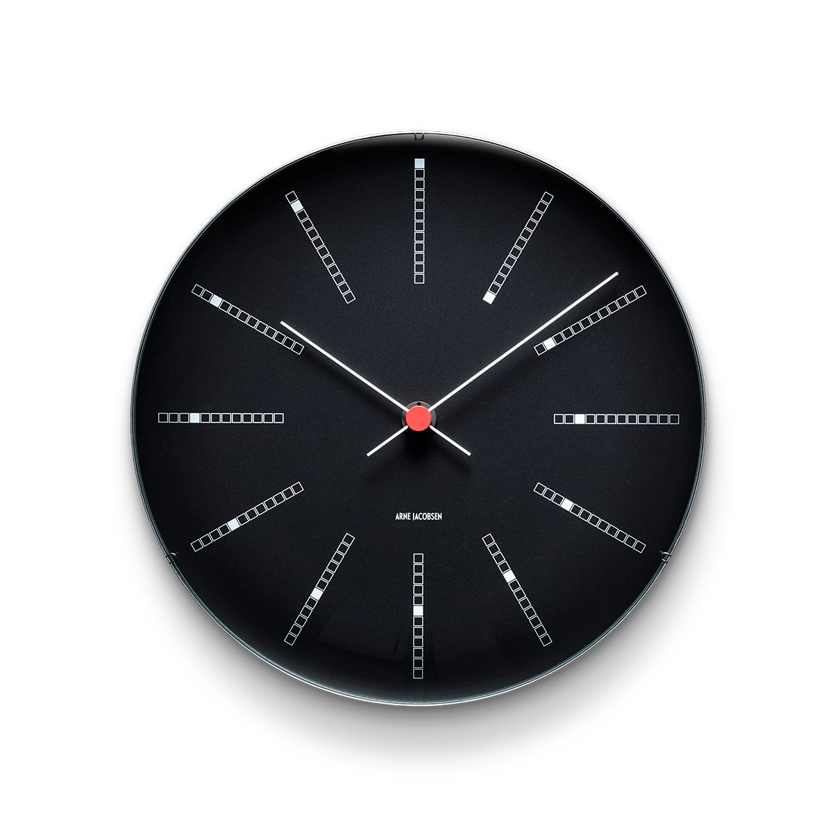 Arne Jacobsen Clocks AJ Bankers wandklok zwart Ø 29 cm