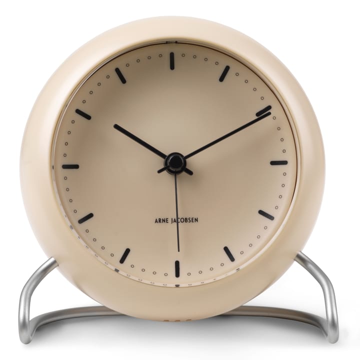 AJ City Hall tafel klok - Sandy beige - Arne Jacobsen Clocks