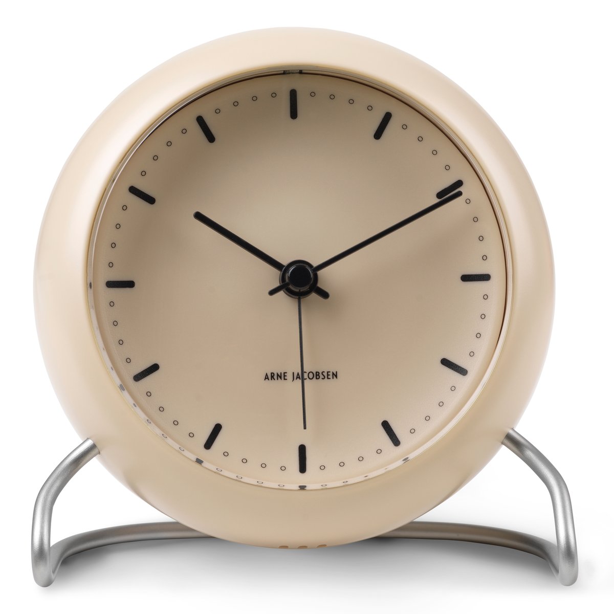 Arne Jacobsen Clocks AJ City Hall tafel klok Sandy beige