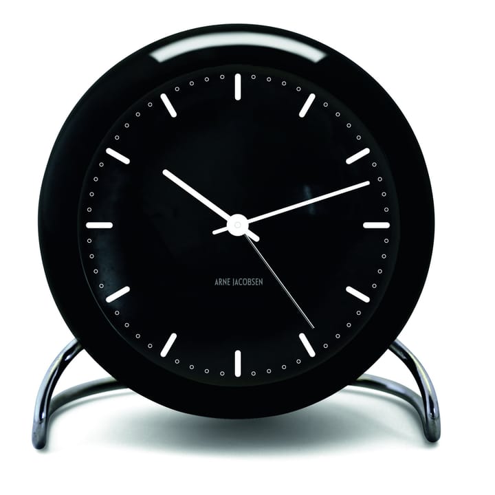 AJ City Hall tafel klok - zwart - Arne Jacobsen Clocks