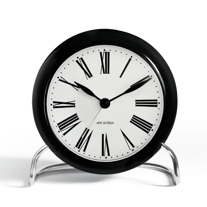 AJ Roman tafel klok - zwart - Arne Jacobsen Clocks