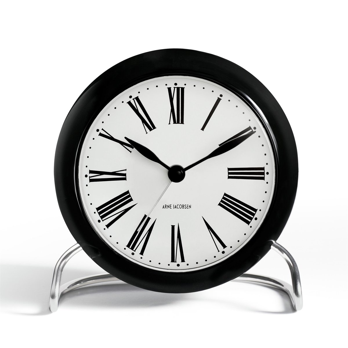 Arne Jacobsen Clocks AJ Roman tafel klok zwart