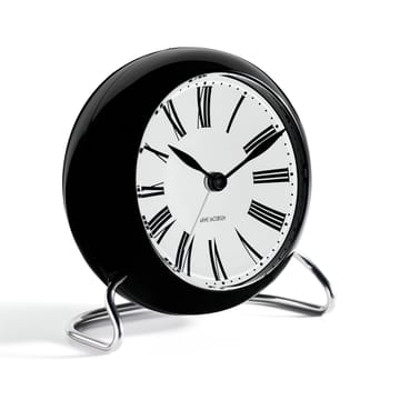 AJ Roman tafel klok - zwart - Arne Jacobsen Clocks