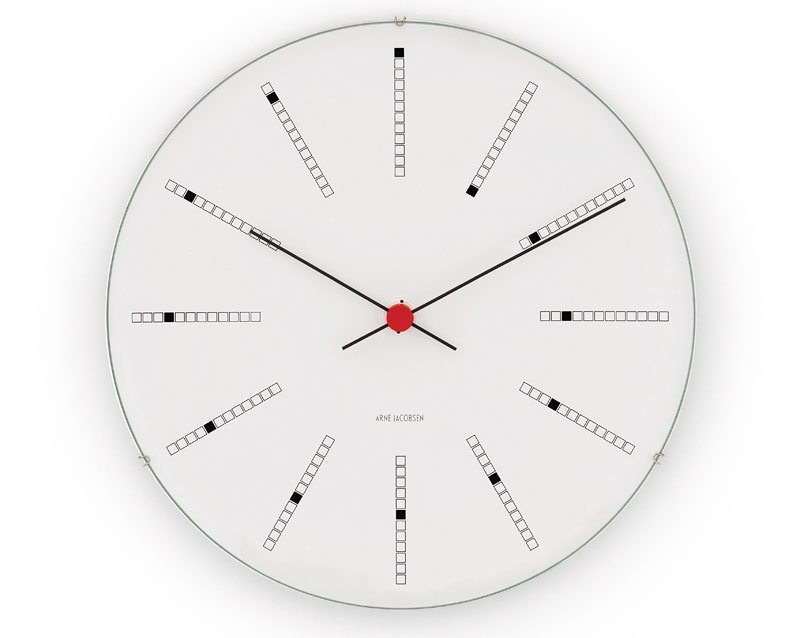 Arne Jacobsen Clocks Arne Jacobsen Bankers klok Ø 160 cm.