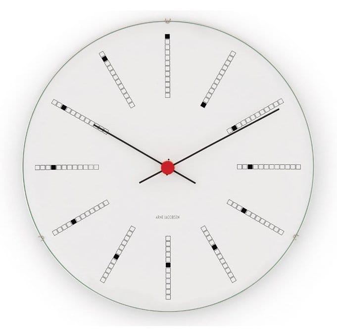 Arne Jacobsen Bankers klok - Ø 29 cm. - Arne Jacobsen Clocks